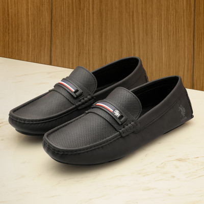 U.S. POLO ASSN. BARNES 4.0 Loafers For Men(Black , 10)