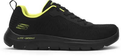 Skechers SUMMITS Walking Shoes For Men(Black , 8)