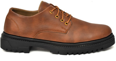 Frencho G10 Derby For Men(Tan , 10)