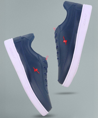 Sparx SM 734 | Stylish, Comfortable | High Tops For Men(Navy, Red , 6)