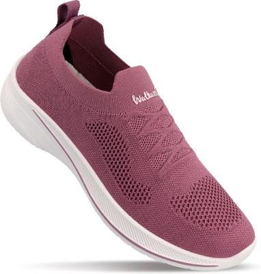 WALKAROO WY3362 Walking Shoes For Men(Pink , 7)