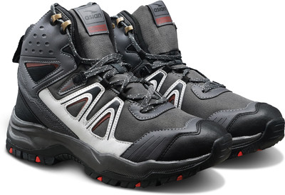 asian EVEREST-24 Hiking boots outdoor Trekking - Water Resistant Boots Sneakers For Men(Grey , 9)