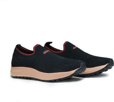 asian Slip On Sneakers For Women(Black , 5)