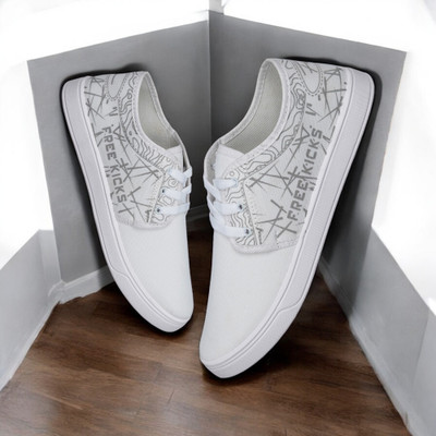 house of common HC - 601STRING Off White Comfortable Canvas Shoes For Men(Off White , 6)