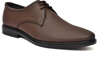 VOOCHIE New Trendy Lace-Up Formal Shoe For Men's Lace Up For Men(Brown , 6)