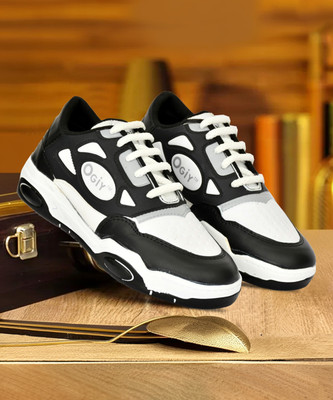 Wasim Enterprises Trendy Outdoor Running/Walking Sneaker Men's And Boys With Comfort Padding Sneakers For Men(Black , 6)