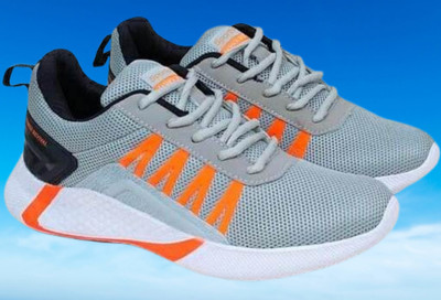 Orvax Casual Shoes|Sports Shoes|Running shoes Running Shoes For Men(Grey , 8)