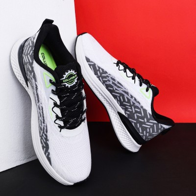 COLUMBUS FINALSHOT Running Shoes For Men(White, Green)