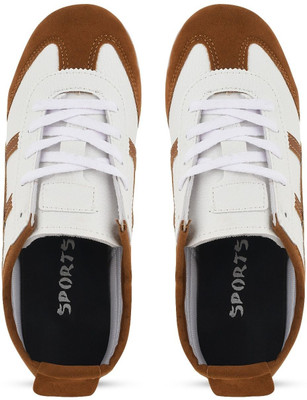 Growroop Growroop Sneakers shoes for men | Casual Shoes| Running shoes for men Casuals For Men(Tan , 10)