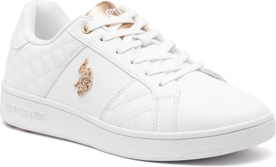 U.S. POLO ASSN. Sneakers For Women(Off White , 5)