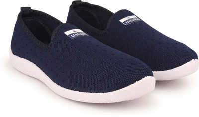 RNT Trendy White Fabric Chunky Sneakers for Women Casuals For Women(Blue , 4)