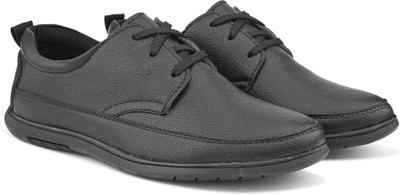 INVICTUS Formal solid leatherette lace up comfortable shoes Lace Up For Men(Black , 9)