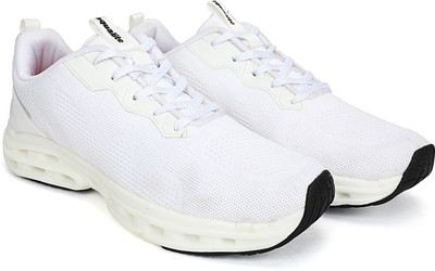 Aqualite Aqualite VEGAS-37 Men's Sports Shoes for Running with Lace-ups & Slip-Resistance Walking Shoes For Men(White , 9)