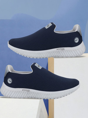 CAMPUS OXYFIT (N) 's Casual | Memory Foam & PilloFoam Comfort | Slip-On Walking Shoes For Men(Blue , 8)