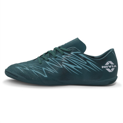 NIVIA Encounter 11 Futsal Football Shoes For Men(Olive , 3)