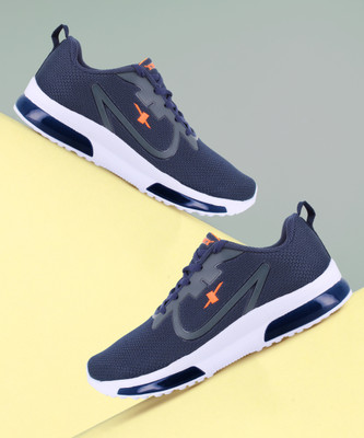 Sparx SM 707 Running Shoes For Men(Navy, Blue, Orange , 6)