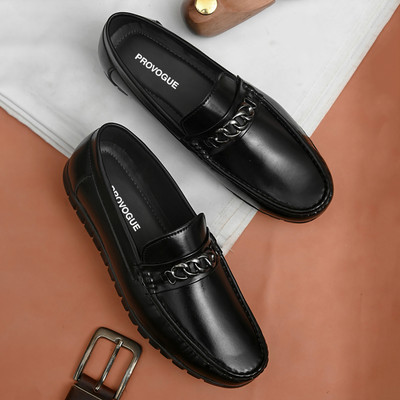 PROVOGUE Slip On For Men(Black , 7)
