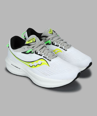SAUCONY TRIUMPH 21 Running Shoes For Men(White , 9)