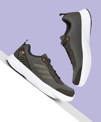 ADIDAS Base-Strike Running Shoes For Men(Green , 9)