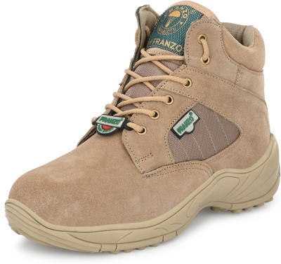 FRANZO Light Weight Zip Mausam Tactical Boots For Men(Beige , 10)