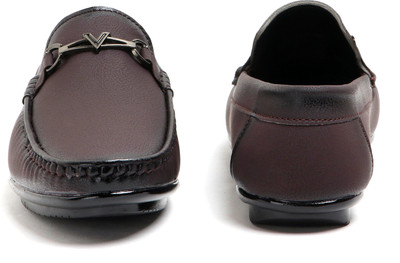 Hilux Synthetic Outdoor Loafer Shoes Loafers For Men(Brown , 10)