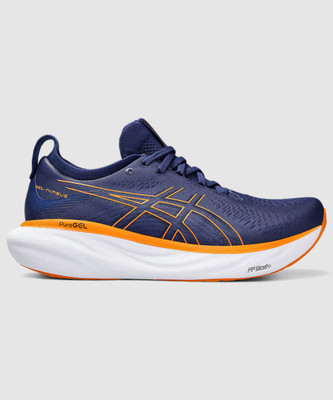 Asics GEL-NIMBUS 25 Running Shoes For Men(Dark Blue , 8)
