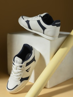 Impakto by Ajanta Snowflake Sneaks Running Shoes For Men(White, Navy)