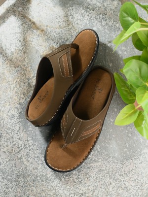 El Paso EL PASO Men Brown Faux Leather Casual Slip On Loafers Casuals For Men(Brown)