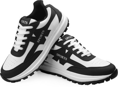 kbhub Boys Lace Sneakers(Black, 18 - 20 Years)