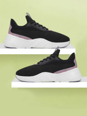 PUMA Lex Hypernatural Running Shoes For Women(Black , 3)
