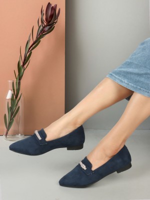 Elle Loafers For Women(Navy , 3)