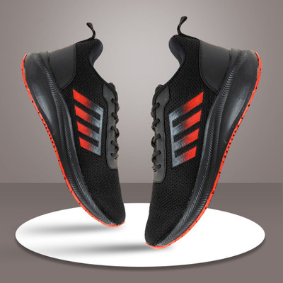 Khadim's Lightweight Comfort Extra Soft Trendy Premium Stylish Running Shoes For Men(Black , 9)