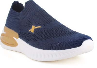 Sparx SM 759 Walking Shoes For Men(Navy, Gold , 7)