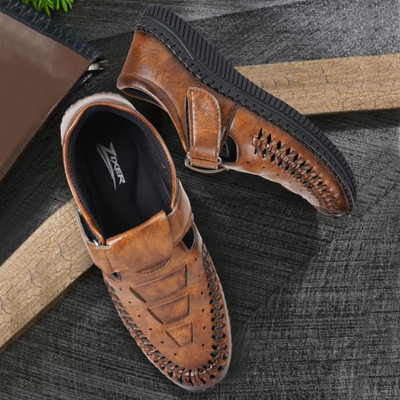 Zixer Mocassin For Men(Tan , 9)
