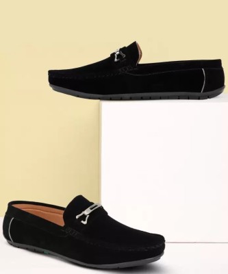 Toshina Loafers For Men(Black , 9)