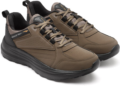 asian Sports, Gym, Training, Running, Trendy Comfortable ORBIT-07 Walking Shoes For Men(Brown, Black , 8)