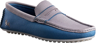 Neemans ReLive Knit Color Block Loafers Loafers For Men(Grey , 11)