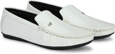 GELLWOJ L2 Loafers For Men(White , 6)