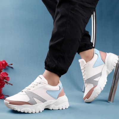 Kraasa Walking Shoes For Women(White)
