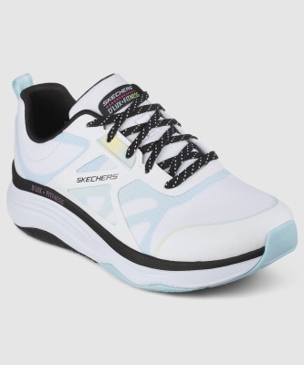 Skechers D'LUX FITNESS-BRIGHT Sneakers For Women(White , 3)