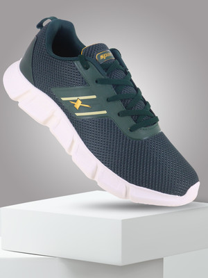 Sparx SM 9046 Running Shoes For Men(Green, Gold , 9)