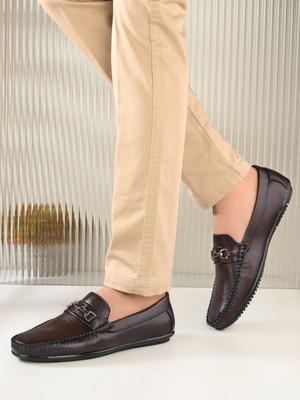 Knoos Loafers For Men(Brown , 7)