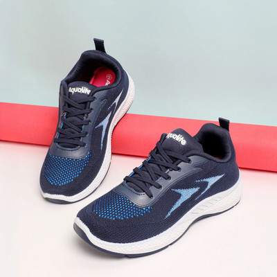 Aqualite Aqualite LSS-308 Women Sports Shoes for Running with Lace-up & Slip-Resistance Outdoors For Women(Navy, White , 6)