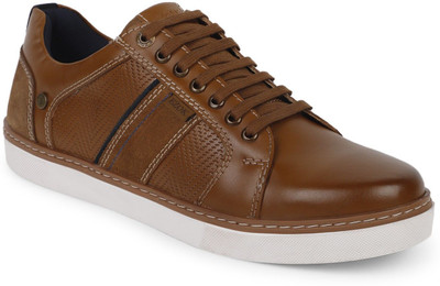 Ezok Soft Trendy Premium Stylish Shoes Sneakers For Men(Tan , 9)