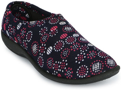 airaqua Printed Winter Bellies for Women | Comfortable Slip-On Canvas Ballerina Shoes Bellies For Women(Multicolor , 6)