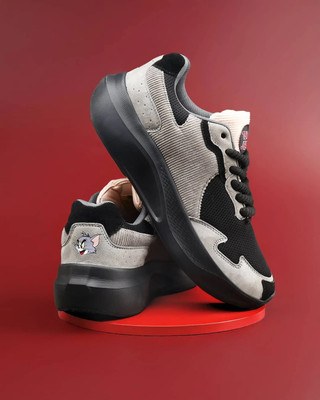 bacca bucci TOM - Stealth Moves Sneakers For Men(Grey , 6)