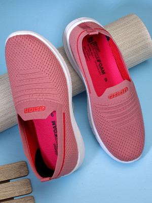 asian Casual Sneaker Shoes For Women | Stylish and Comfortable | Melody-131 Canvas Shoes For Women(Pink , 5)