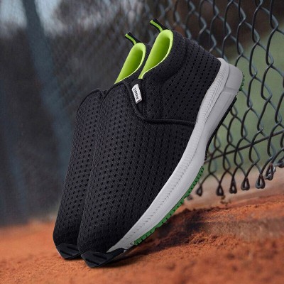 AVANT Bolt Slip-on Antislip Walking shoes without Laces with durable rubber outsoles Walking Shoes For Men(Black)