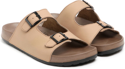 OAKMEN Men Sandals(Tan , 9)