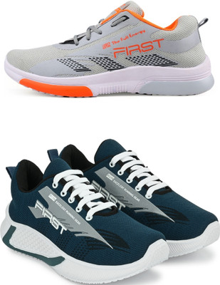 Free Kicks Running Shoes For Men(Blue , 6)